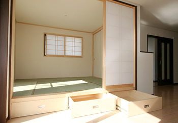 飯田産業施工事例_高性能な和室のある家